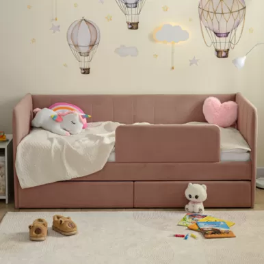 Кровать-тахта Polly ЯБ (200x90) - Роза (Romack)