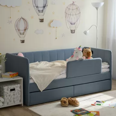 Кровать-тахта Polly ЯБ (200x90) - Голубой (Romack)