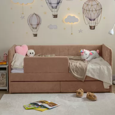 Кровать-тахта Polly ЯБ (200x90) - Карамель (Romack)