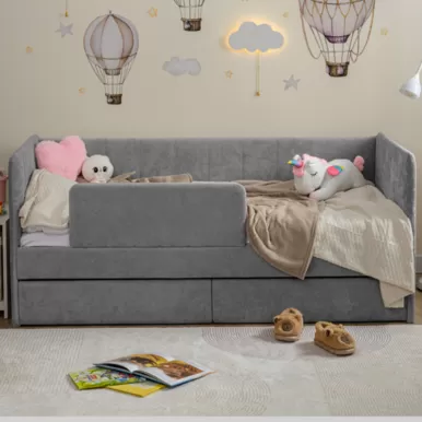 Кровать-тахта Polly ЯБ (200x90) - Серый (Romack)
