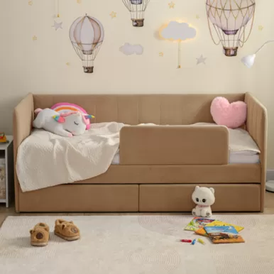 Кровать-тахта Polly ЯБ (200x90) - Латте (Romack)