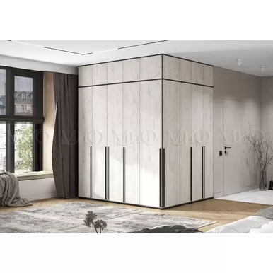Модульные шкафы Норд (Композиция 3) - Дуб Крафт белый (МИФ)