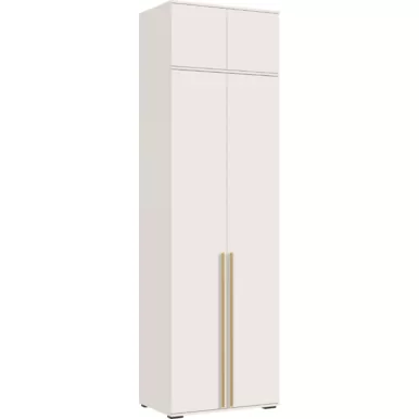 Шкаф 2-х створчатый Норд с антресолью (800) - Кашемир (МИФ)