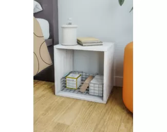 Стеллаж-куб Ник (1 ячейка) - Ясень Анкор светлый (Е1)