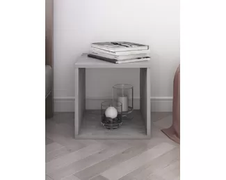 Стеллаж-куб Ник (1 ячейка) - Бетон (Е1)