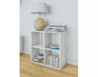 Стеллаж-куб Ник (4 ячейки) - Ясень Анкор светлый (Е1)