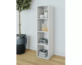 Стеллаж Ник (4 ячейки) - Ясень Анкор светлый (Е1)