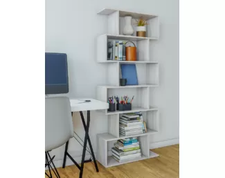 Стеллаж-змейка Ник - Ясень Анкор светлый (Е1)