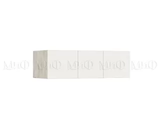 Антресоль Бася - Дуб Крафт серый / Кашемир (МИФ)