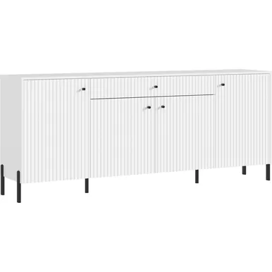 Комод Оливия (металл) - Белый/Шарли белый (МИФ)