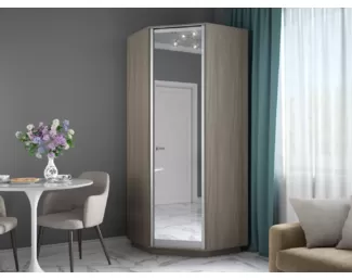 Угловой Экспресс (ЛДСП/Зеркало, 2200) - Ясень Шимо светлый (Е1)