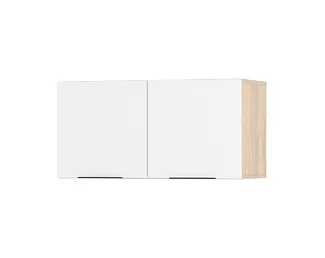 Шкаф навесной Сандра ШКН-02 - Дуб Крафт / Белый (BTS)