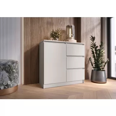 Комод Челси 800 (3 ящика, 1 дверь) - Кашемир (МИФ)