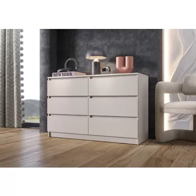 Комод Челси 1202 (6 ящиков) - Кашемир (МИФ)