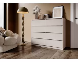 Комод Челси 8 ящиков - Кашемир (МИФ)