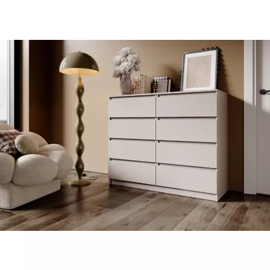 Комод Челси 8 ящиков - Кашемир (МИФ)