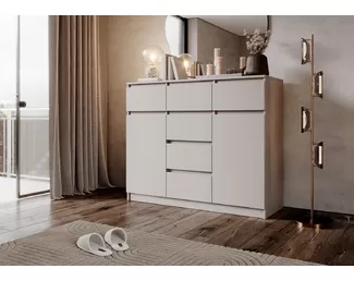 Комод Челси 1200 (2 двери, 6 ящиков) - Кашемир (МИФ)