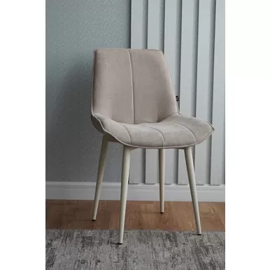 Стул Галактика (2 шт.) - Шенилл Бежевый/Бежевый (ДСВ Мебель)