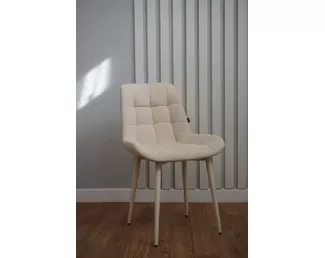 Стул Президент (2 шт.) - Велюр Ваниль/Бежевый (ДСВ Мебель)