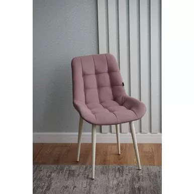 Стул Президент (2 шт.) - Велюр Пудра/Бежевый (ДСВ Мебель)