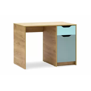 Стол письменный RICH СП-001 - Дуб крафт золотой / Мята / Сумеречно голубой (МК Стиль А)