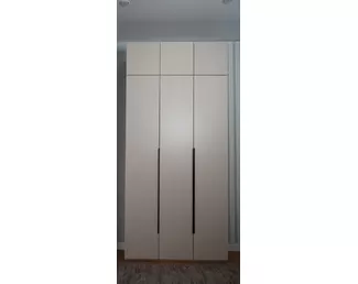 Шкаф Пальма 1200 с антресолью Пальма 1200 - Сатин (ДСВ Мебель)