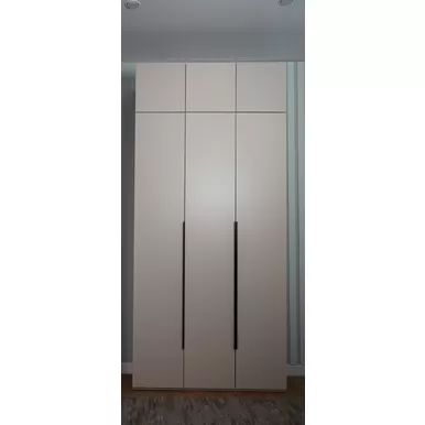 Шкаф Пальма 1200 с антресолью Пальма 1200 - Сатин (ДСВ Мебель)