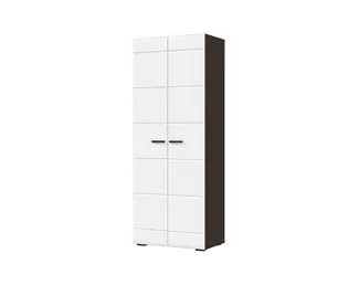 Шкаф 2-х ств. Либерти ШК-02 - Венге/Белый глянец (Стендмебель)