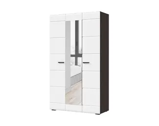 Шкаф 3-х ств. Либерти ШК-03 - Венге/Белый глянец (Стендмебель)