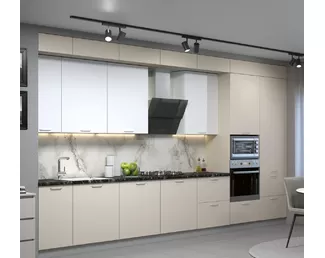 Кухня Марсель 4.0м - Фреш Шифон/Фреш Саванна (ДСВ Мебель)