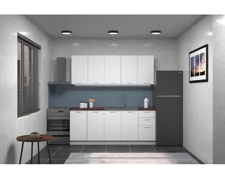 Кухонный гарнитур Марсель 2.0м - Фреш Шифон (ДСВ Мебель)