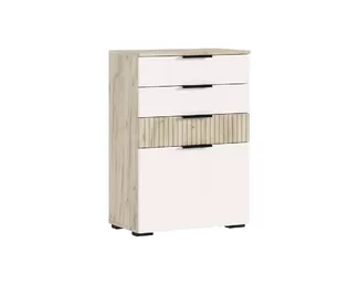 Комод Роджина - Дуб Крафт серый / Кашемир (МИФ)