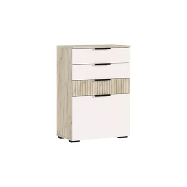 Комод Роджина - Дуб Крафт серый / Кашемир (МИФ)