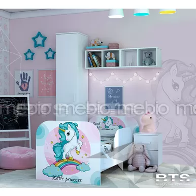 Детская комната Тойс (Little Pony) (Комплект 2) - Белый / Фотопечать (BTS)