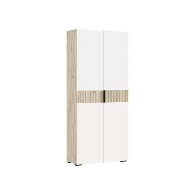 Шкаф 2-х ств. (800) Роджина - Дуб Крафт серый / Кашемир (МИФ)