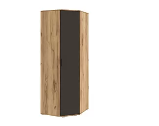Шкаф угловой Белла - Дуб Крафт/Графит (МИФ)