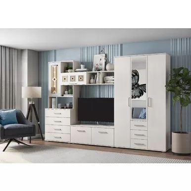 Гостиная Белла - Комплект 1 - Сандал светлый (МИФ)