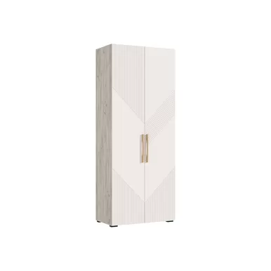 Шкаф 2-х ств. Ирис (900) - Дуб Крафт серый/Кашемир (МИФ)