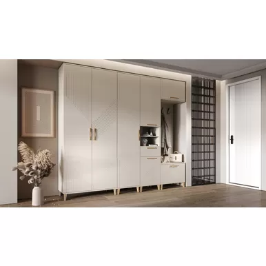 Прихожая Ирис - Комплект 1 - Кашемир (МИФ)