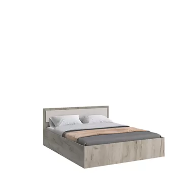 Кровать Фиеста NEW 1,4м с ПМ - Дуб Крафт серый/Кашемир (МИФ)