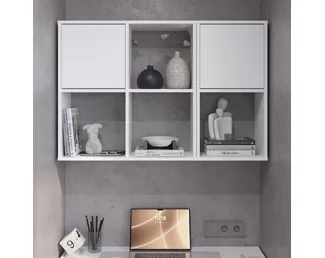 Стеллаж-полка Берг СП-04 - Белый (BTS)