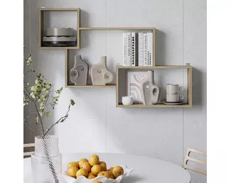 Полка навесная Нора АН-01 - Крафт (BTS)