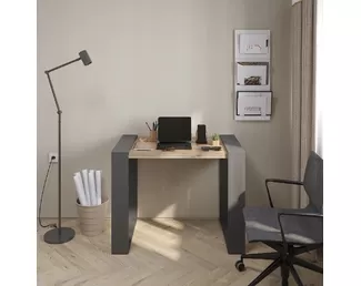 Стол компьютерный Арчи - Графит/Дуб Кера (BTS)