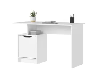 Стол письменный Руна СТ-01 - Белый (Стендмебель)