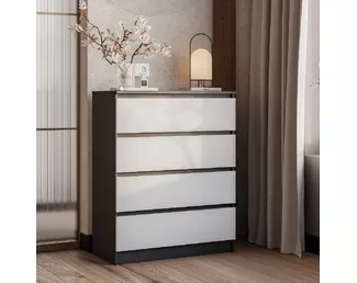 Комод Шарм КМ-02 - Графит/Белый (BTS)