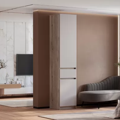 Пенал Багира ПН-01 - Дуб Смоки/Кашемир (BTS)