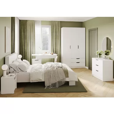 Спальня Руна (Комплект 2) - Белый (Стендмебель)