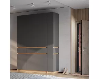 Шкафы Багира - Комплект 1 - Дуб Крафт золотой/Графит (BTS)