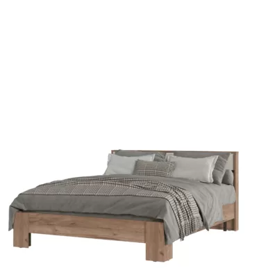 Кровать Хелен КР-03 - Дуб Крафт табачный/Кашемир (Стендмебель)