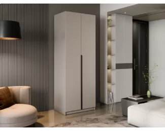 Шкаф Локер 2-х дверный складной (WingLine) правый (ЛДСП, 800) - Кашемир (E1)